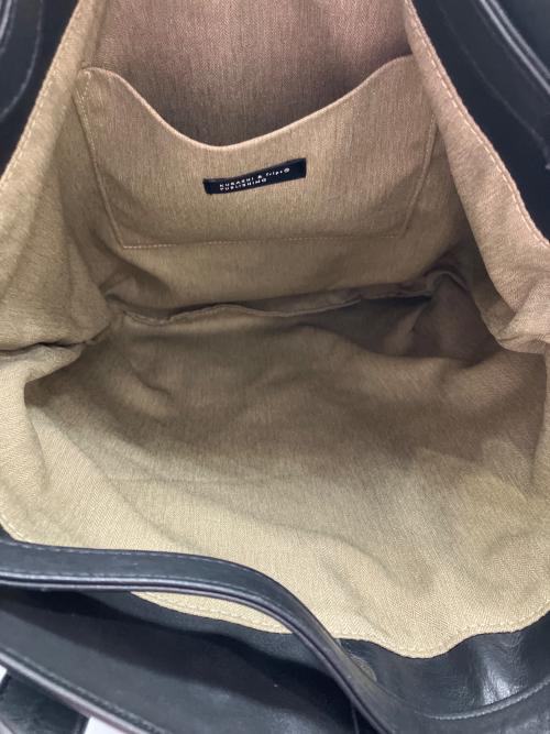 kurashi&trips publishing（クラシアンドトリップス パブリッシング）kurashi&trips publishing (クラシアンドトリップス パブリッシング) 撥水レザーの2WAYトートバッグ ブラックの古着・服飾アイテム