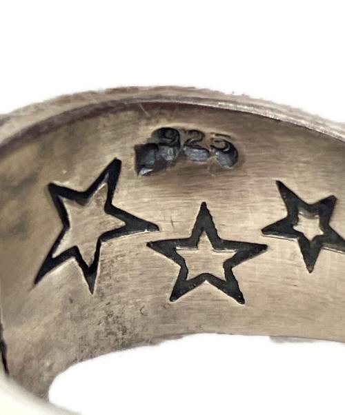 Cody Sanderson（コディ・サンダーソン）Cody Sanderson (コディ・サンダーソン) Wave Gear 3 Stars Ring リング シルバー サイズ:15号の古着・服飾アイテム