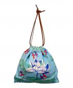 LOEWEロエベ）の古着「Paula's Ibiza ドローストリングポーチ/パウラズ イビサ」｜スカイブルー