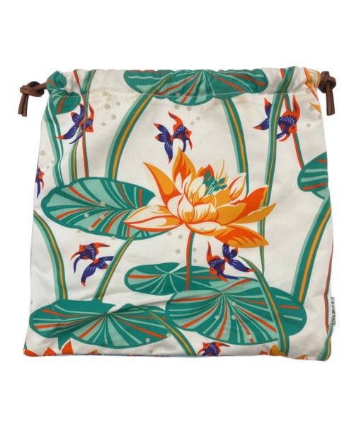 LOEWE（ロエベ）LOEWE (ロエベ) Paula's Ibiza ドローストリングポーチ/パウラズ イビサ スカイブルーの古着・服飾アイテム