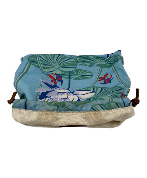 LOEWE（ロエベ）LOEWE (ロエベ) Paula's Ibiza ドローストリングポーチ/パウラズ イビサ スカイブルーの古着・服飾アイテム