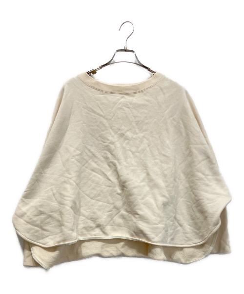 BEARDSLEY（ビアズリー）BEARDSLEY (ビアズリー) 裾ラウンドプルオーバー アイボリー サイズ:freeの古着・服飾アイテム