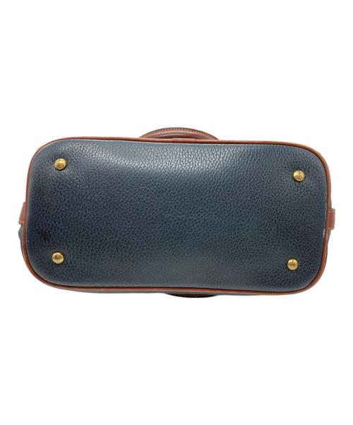 COACH（コーチ）COACH (コーチ) Sheridan レザーハンドバッグ ネイビーの古着・服飾アイテム