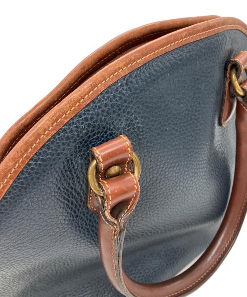 COACH（コーチ）COACH (コーチ) Sheridan レザーハンドバッグ ネイビーの古着・服飾アイテム