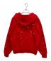SP5DER (スパイダー) ATLANTA ZIP UP HOODIE ジップパーカー レッド サイズ:M：22000円