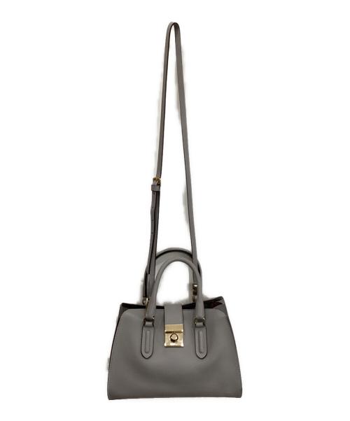 FURLA（フルラ）FURLA (フルラ) ミラノ 2WAYバッグ グレーの古着・服飾アイテム