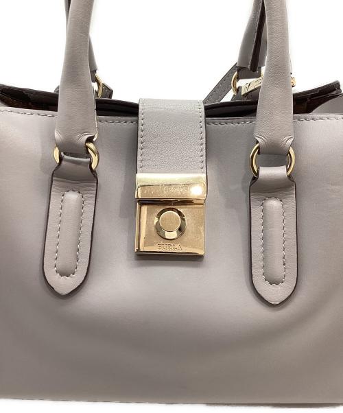 FURLA（フルラ）FURLA (フルラ) ミラノ 2WAYバッグ グレーの古着・服飾アイテム