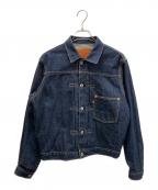LEVI'S VINTAGE CLOTHINGリーバイス ビンテージ クロージング）の古着「90S 復刻Big E 1stモデル デニムジャケット」｜ネイビー