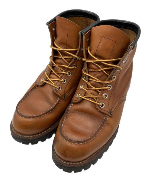 RED WING（レッドウィング）RED WING (レッドウィング) 6インチ クラシックモックラグソール ブーツ ブラウン サイズ:25.5の古着・服飾アイテム