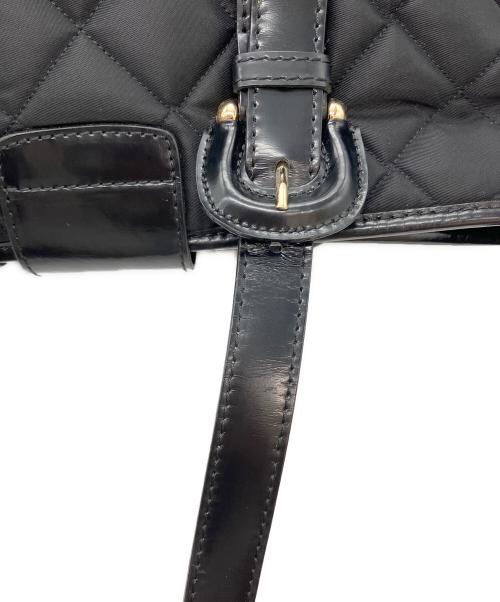 BURBERRY（バーバリー）BURBERRY (バーバリー) キルティングバッグ ブラックの古着・服飾アイテム