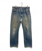 LEVI'Sリーバイス）の古着「90S 501ダメージデニムパンツ」｜ブルー