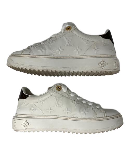 LOUIS VUITTON（ルイ ヴィトン）LOUIS VUITTON (ルイ ヴィトン) タイムアウトラインスニーカー ホワイト サイズ:35.5の古着・服飾アイテム