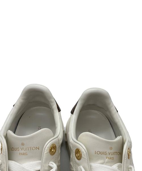 LOUIS VUITTON（ルイ ヴィトン）LOUIS VUITTON (ルイ ヴィトン) タイムアウトラインスニーカー ホワイト サイズ:35.5の古着・服飾アイテム