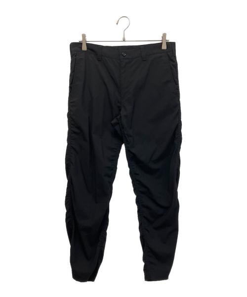 COMME des GARCONS HOMME（コムデギャルソン オム）COMME des GARCONS HOMME (コムデギャルソン オム) ウールトロパッカリングパンツ ブラック サイズ:Sの古着・服飾アイテム