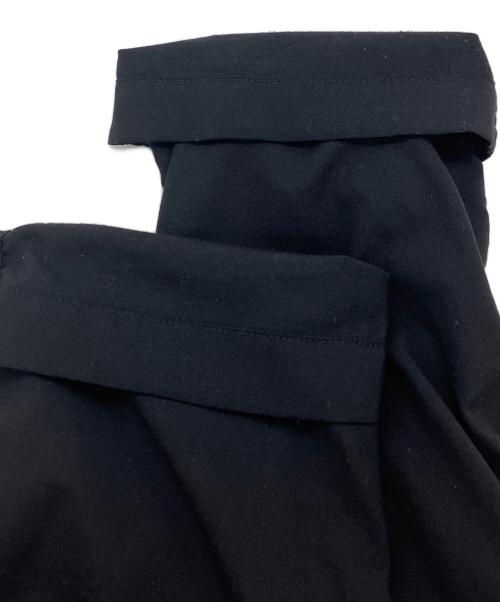 COMME des GARCONS HOMME（コムデギャルソン オム）COMME des GARCONS HOMME (コムデギャルソン オム) ウールトロパッカリングパンツ ブラック サイズ:Sの古着・服飾アイテム