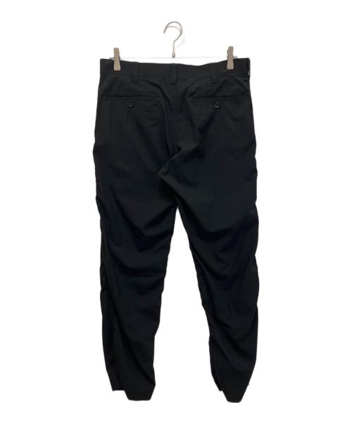 COMME des GARCONS HOMME（コムデギャルソン オム）COMME des GARCONS HOMME (コムデギャルソン オム) ウールトロパッカリングパンツ ブラック サイズ:Sの古着・服飾アイテム