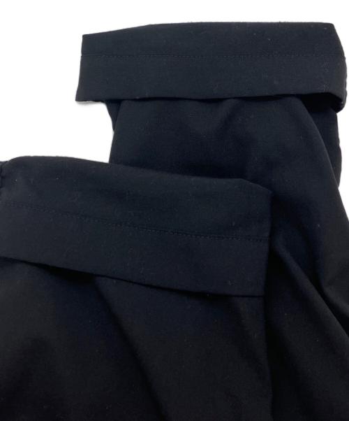 COMME des GARCONS HOMME（コムデギャルソン オム）COMME des GARCONS HOMME (コムデギャルソン オム) ウールトロパッカリングパンツ ブラック サイズ:Sの古着・服飾アイテム