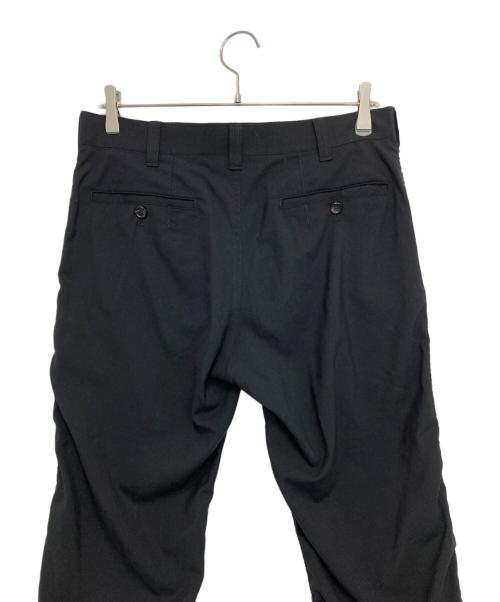COMME des GARCONS HOMME（コムデギャルソン オム）COMME des GARCONS HOMME (コムデギャルソン オム) ウールトロパッカリングパンツ ブラック サイズ:Sの古着・服飾アイテム
