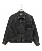 MARKAマーカ）の古着「ORGANIC COTTON 13.5oz SELVEDGE DENIM TYPE-1 DENIM JACKET デニムジャケット」｜グレー