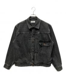 MARKA（マーカ）の古着「ORGANIC COTTON 13.5oz SELVEDGE DENIM TYPE-1 DENIM JACKET デニムジャケット」｜グレー