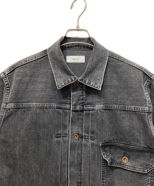 MARKA（マーカ）MARKA (マーカ) ORGANIC COTTON 13.5oz SELVEDGE DENIM TYPE-1 DENIM JACKET デニムジャケット グレー サイズ:SIZE1の古着・服飾アイテム