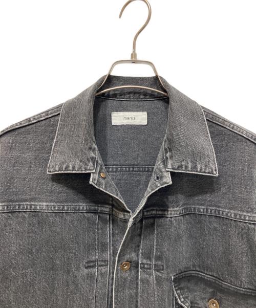 MARKA（マーカ）MARKA (マーカ) ORGANIC COTTON 13.5oz SELVEDGE DENIM TYPE-1 DENIM JACKET デニムジャケット グレー サイズ:SIZE1の古着・服飾アイテム