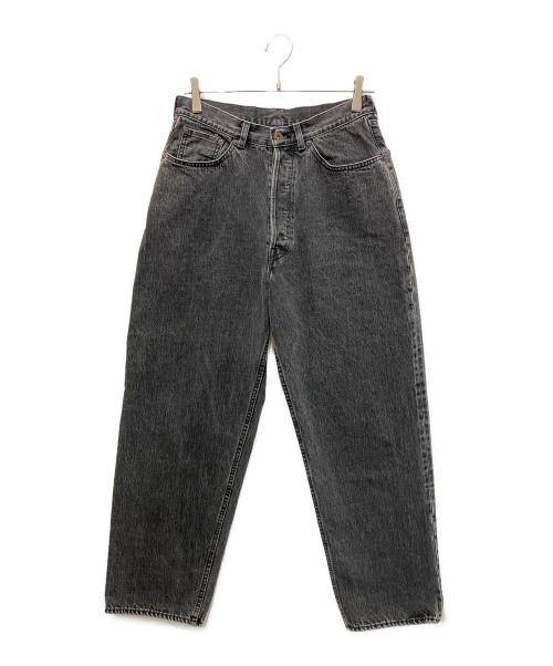 MARKA（マーカ）MARKA (マーカ) ORGANIC COTTON 13.5oz SELVEDGE DENIM COCOON FIT JEANS デニムパンツ ブラック サイズ:SIZE1の古着・服飾アイテム
