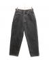 MARKA（マーカ）の古着「ORGANIC COTTON 13.5oz SELVEDGE DENIM COCOON FIT JEANS デニムパンツ」｜ブラック