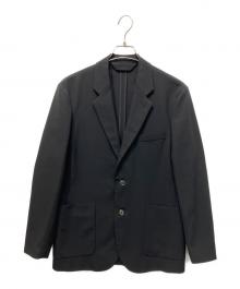 MARKAWARE（マーカウェア）の古着「survival cloth suck coat テーラードジャケット」｜ブラック