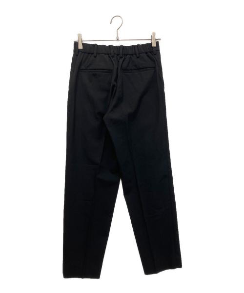 MARKAWARE（マーカウェア）MARKAWARE (マーカウェア) FRONT PLEATS PEGTOP ORGANIC WOOL SURVIVAL CLOTH ブラック サイズ:1の古着・服飾アイテム