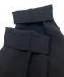 中古・古着 MARKAWARE (マーカウェア) FRONT PLEATS PEGTOP ORGANIC WOOL SURVIVAL CLOTH ブラック サイズ:1：10000円