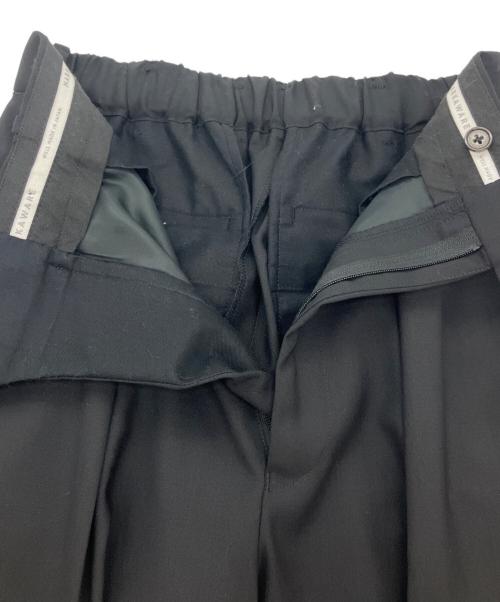 MARKAWARE（マーカウェア）MARKAWARE (マーカウェア) CLASSIC FIT TROUSERS ORGANIC WOOL TROPICAL PANTS ブラック サイズ:1の古着・服飾アイテム