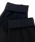 中古・古着 MARKAWARE (マーカウェア) FRONT PLEATS PEGTOP ORGANIC WOOL TROPICAL ブラック サイズ:1：8000円