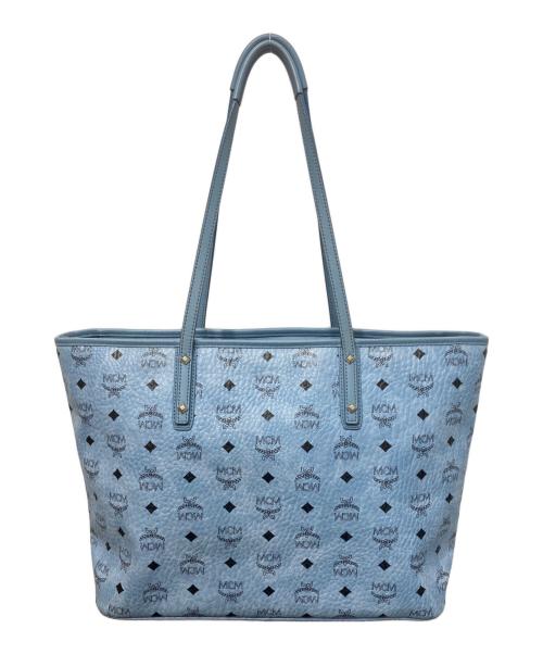 MCM（エムシーエム）MCM (エムシーエム) トートバッグ ブルーの古着・服飾アイテム