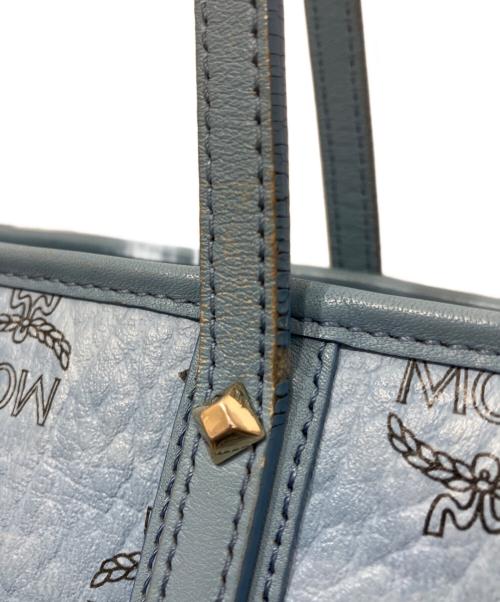 MCM（エムシーエム）MCM (エムシーエム) トートバッグ ブルーの古着・服飾アイテム
