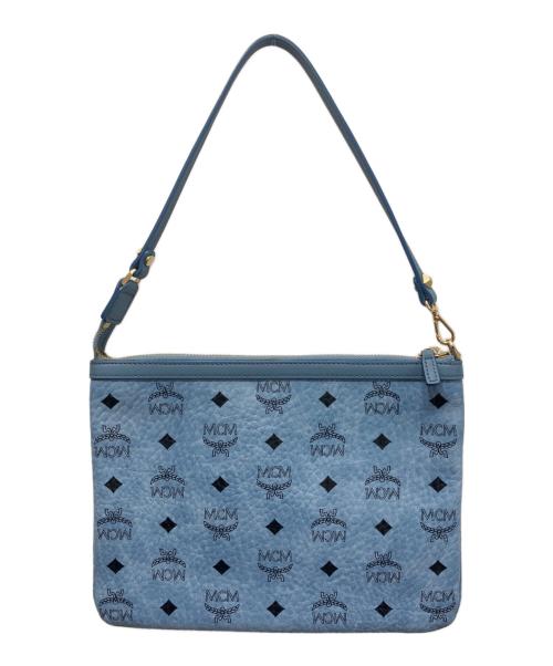 MCM（エムシーエム）MCM (エムシーエム) トートバッグ ブルーの古着・服飾アイテム
