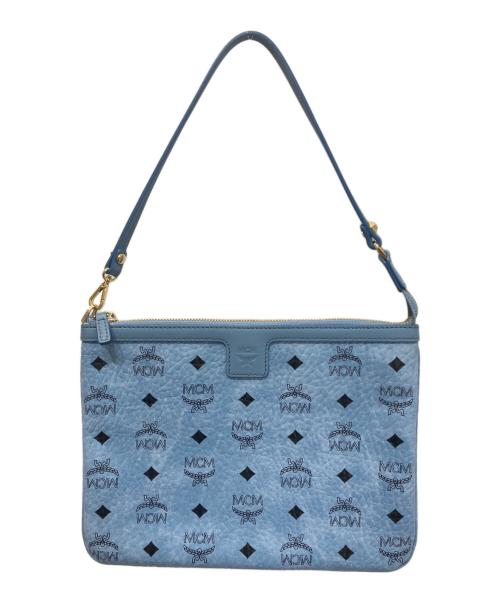 MCM（エムシーエム）MCM (エムシーエム) トートバッグ ブルーの古着・服飾アイテム