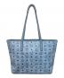 MCM (エムシーエム) トートバッグ ブルー：20000円