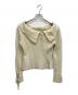 yilon（イロン）の古着「Off-shoulder ribbon knit」｜アイボリー