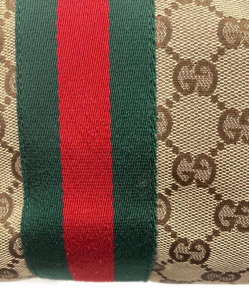 GUCCI（グッチ）GUCCI (グッチ) シェリーライン GGキャンバス トートバッグ ブラウンの古着・服飾アイテム
