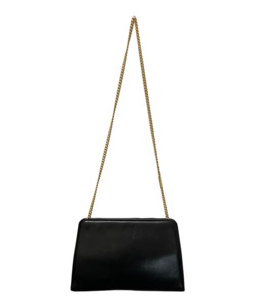 Salvatore Ferragamo（サルヴァトーレ フェラガモ）Salvatore Ferragamo (サルヴァトーレ フェラガモ) ヴァラ チェーン ショルダーバッグ ブラックの古着・服飾アイテム