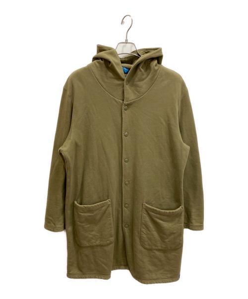 good on（グッドオン）good on (グッドオン) フーデッドコート カーキ サイズ:Mの古着・服飾アイテム