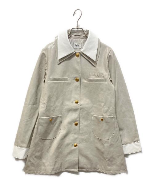 Bibiy.（ビビィ）Bibiy. (ビビィ) JENNA JACKET グレー×ホワイト サイズ:Fの古着・服飾アイテム