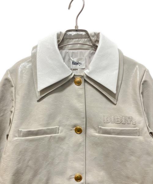 Bibiy.（ビビィ）Bibiy. (ビビィ) JENNA JACKET グレー×ホワイト サイズ:Fの古着・服飾アイテム