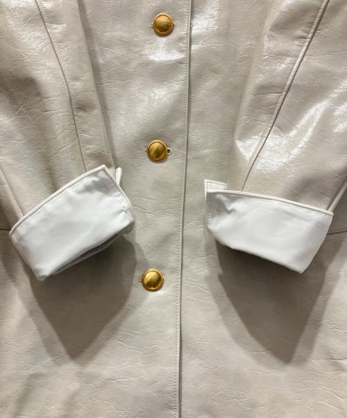 Bibiy.（ビビィ）Bibiy. (ビビィ) JENNA JACKET グレー×ホワイト サイズ:Fの古着・服飾アイテム