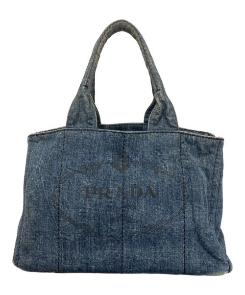 PRADA（プラダ）PRADA (プラダ) カナパデニム トートバッグ インディゴの古着・服飾アイテム