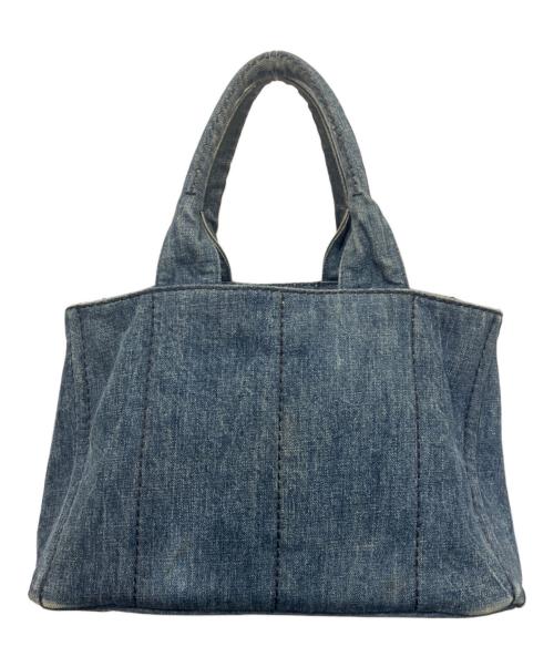 PRADA（プラダ）PRADA (プラダ) カナパデニム トートバッグ インディゴの古着・服飾アイテム