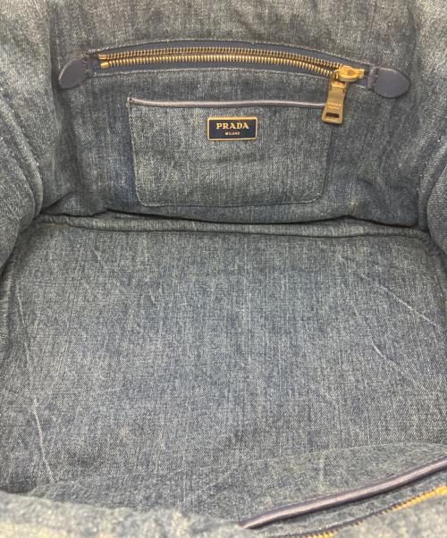 PRADA（プラダ）PRADA (プラダ) カナパデニム トートバッグ インディゴの古着・服飾アイテム