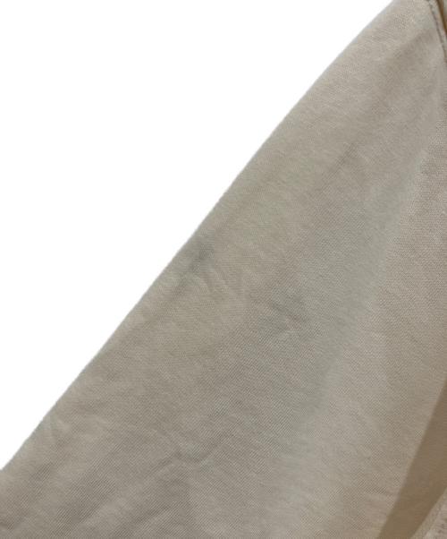 WE11DONE（ウェルダン）WE11DONE (ウェルダン) DUST DOUBLE LOGO T-SHIRT ベージュ サイズ:Lの古着・服飾アイテム