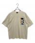 WE11DONE（ウェルダン）の古着「DUST DOUBLE LOGO T-SHIRT」｜ベージュ